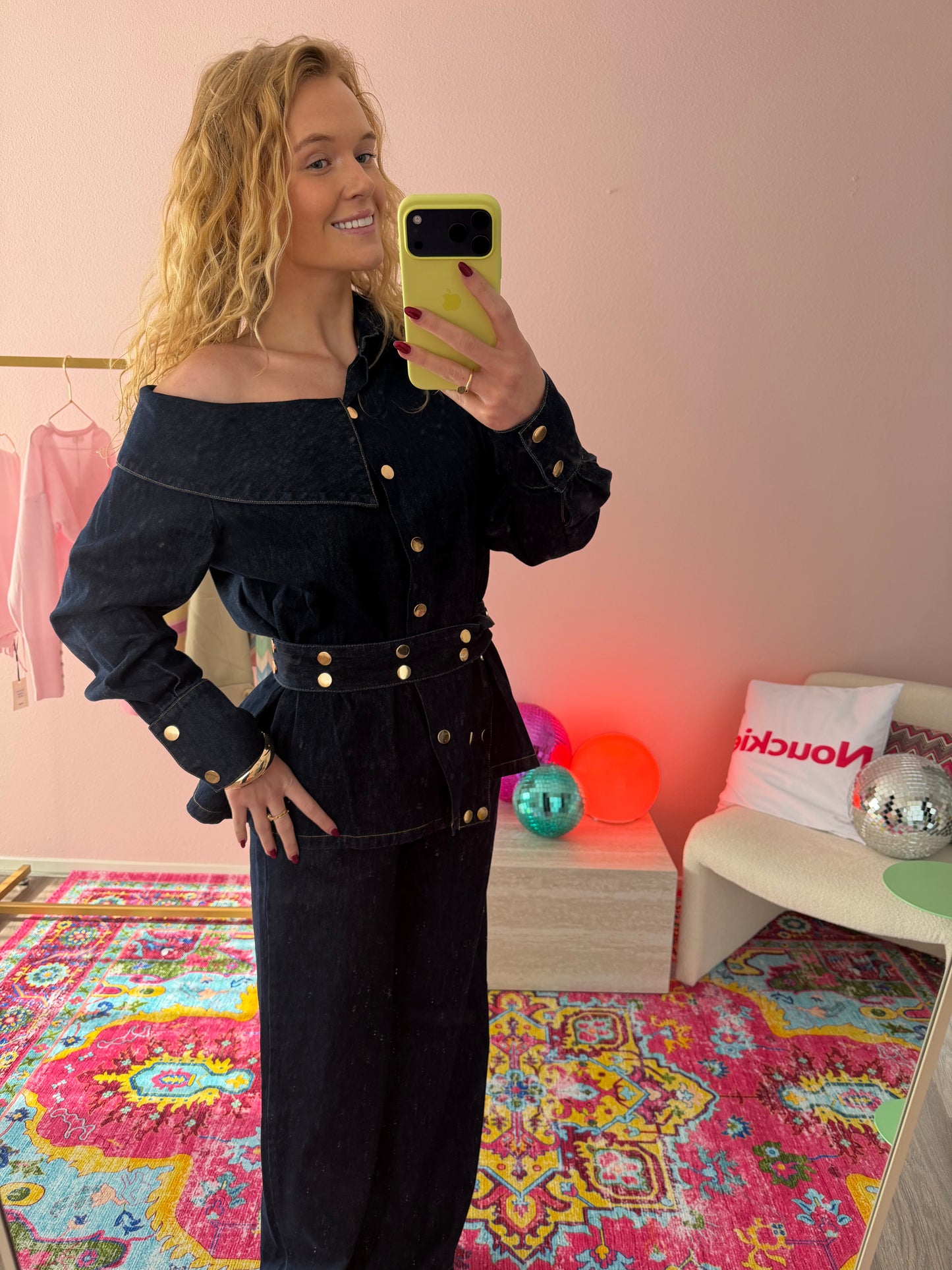 Nora denim set